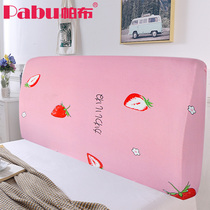 Elastic bedside cover bed headgear solid wood bedside fabric all-inclusive European bedside 1 5m1 8m bedside back cover