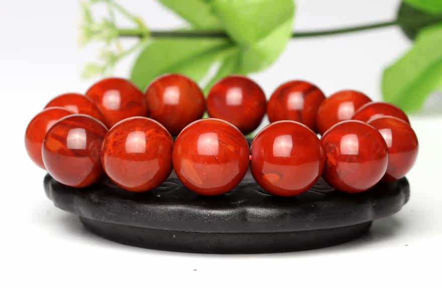 精品南红玛瑙 单圈手链 83.06克 - 拍卖