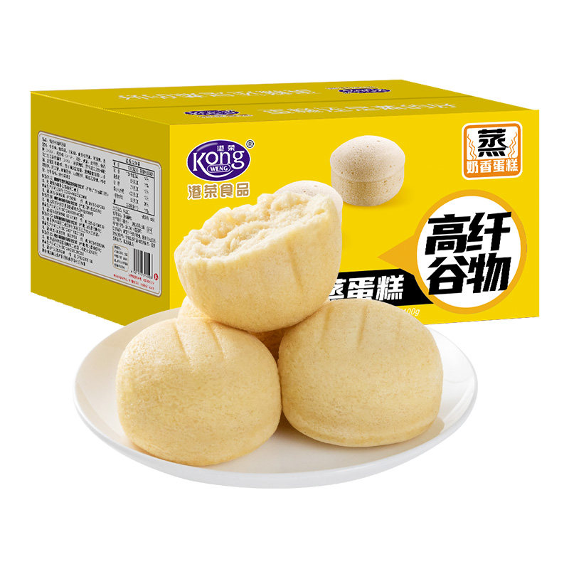 【港荣】粗粮谷物早餐面包800g