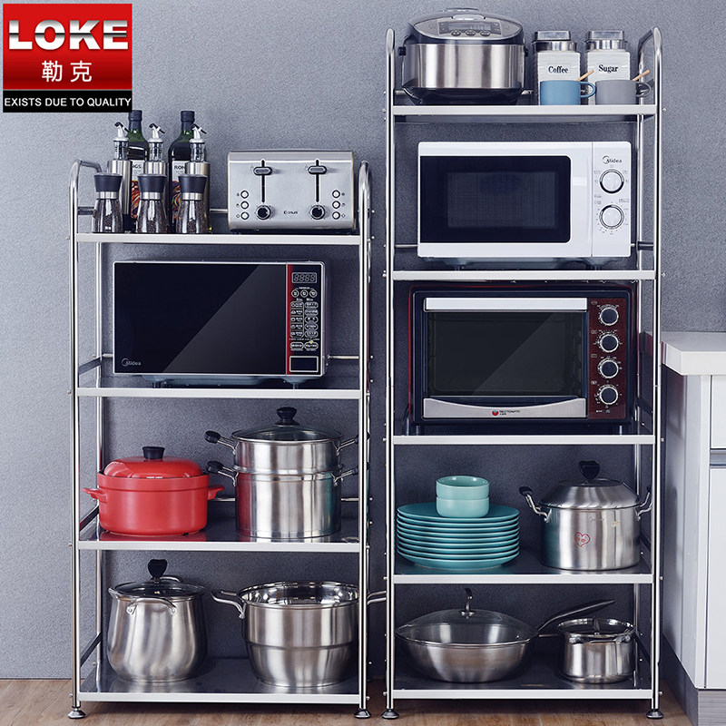 304 Stainless Steel Kitchen Rack Microwave Oven Rack Floor Multi Layer Pot Shelf Storage Oven Storage Cabinet Shelf Buychinabulk Com Bulk Buy From China Bulk Buy From China Suppliers And Manufacturers At