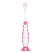 Dodo Belle childrens toothbrush 2-3-6-12 years old soft hair milk toothbrush baby baby can stand dinosaur toothbrush