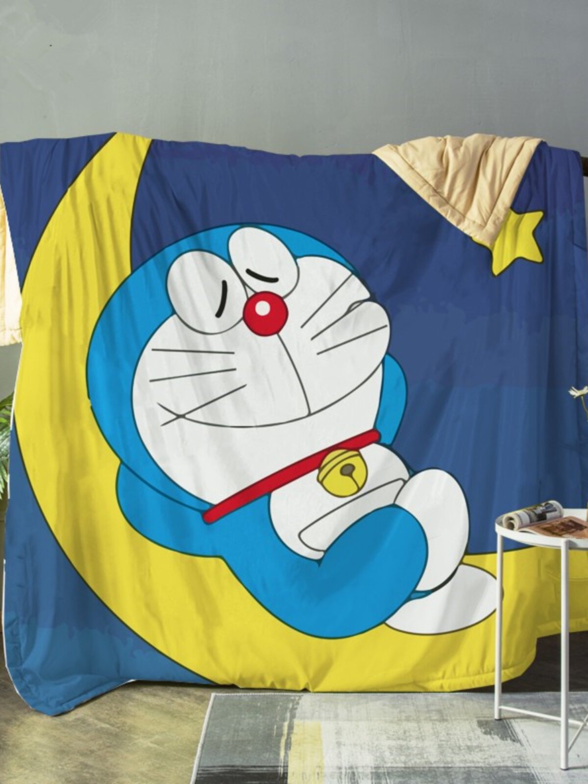 叮当猫纯棉薄被太香了夏天盖它超舒服✨