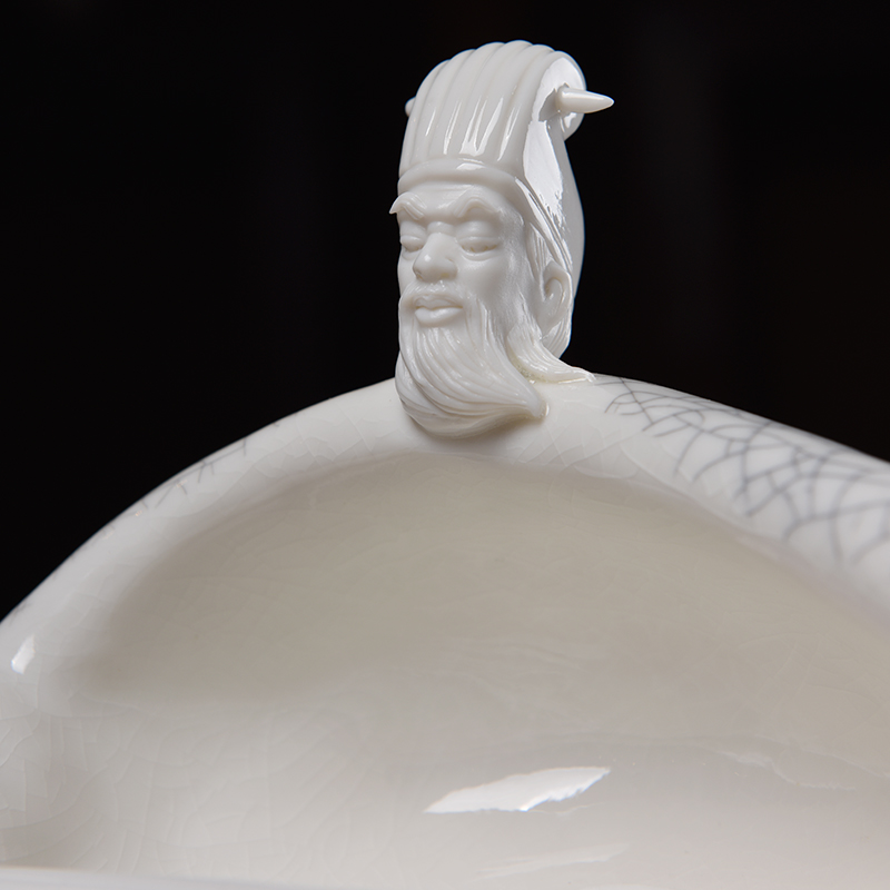 The east mud creative ceramic commands from a Chinese gift furnishing articles dehua white porcelain art/D30-13