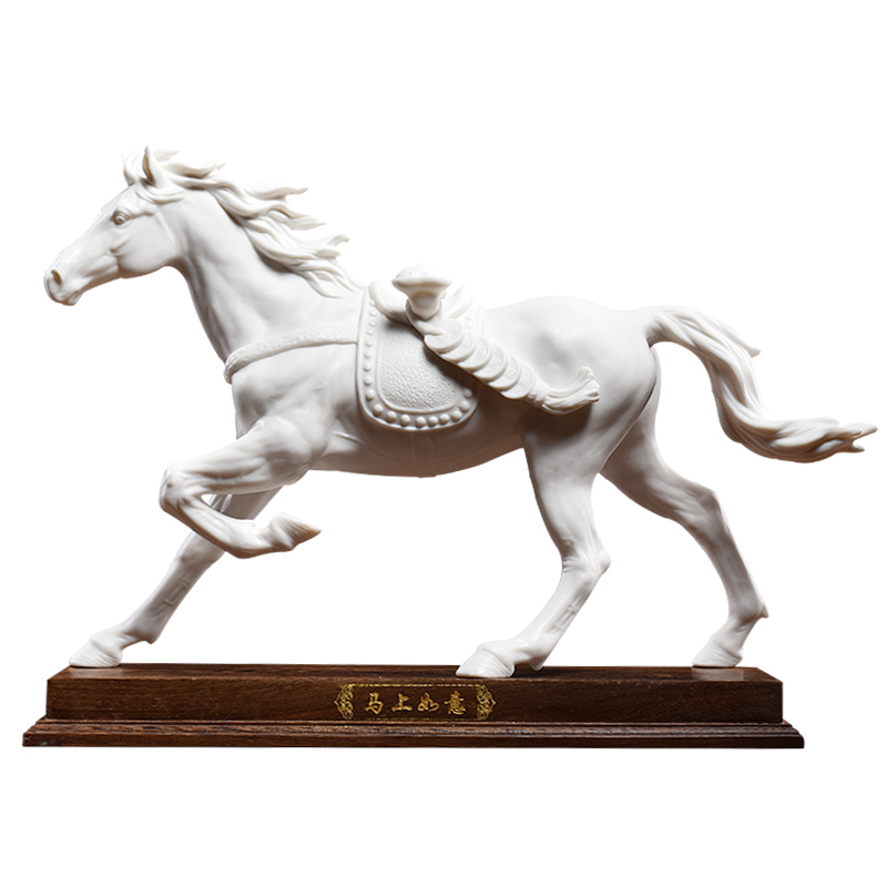 Oriental clay ceramic horse furnishing articles in plutus feng shui office desktop decoration/immediately