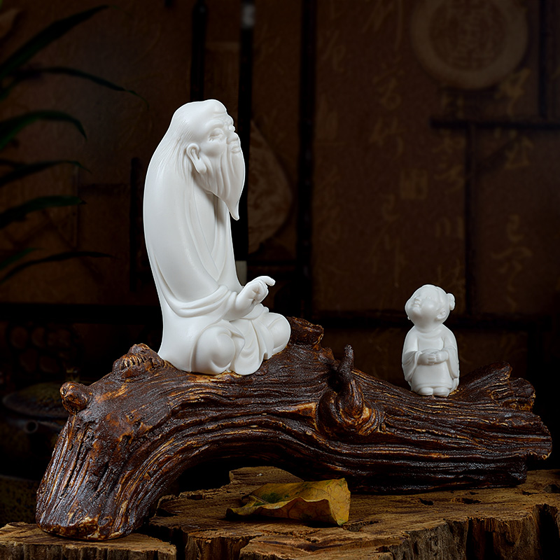 Oriental soil dehua white porcelain its art creative ceramic asked Chinese zen furnishing articles/sitting room