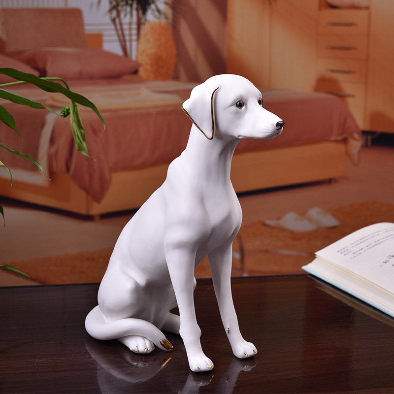 Oriental clay ceramic starling dog dog desktop decoration gifts furnishing articles furnishing articles creative home sitting room study