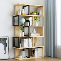 Iron bookshelf shelf landing living room simple modern creative multi-layer partition display storage display shelf bookcase