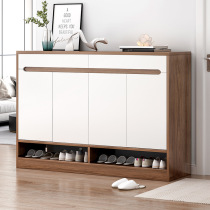 Shoe cabinet home door large capacity storage porch simple modern economy door solid wood balcony lockers