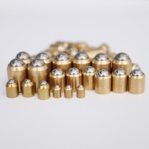 Step-free copper material light body ball positioning bead ball ball screw steel ball tight spring ball plunger