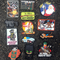 3D double-sided PVC personality armband military fans tactical backpack stickers embroidery hot chest stickers sublimation clothing stickers Velcro epaulettes