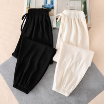 Girls' pants Spring and Autumn Children's casual pants folk new trousers Anti-mosquito pants