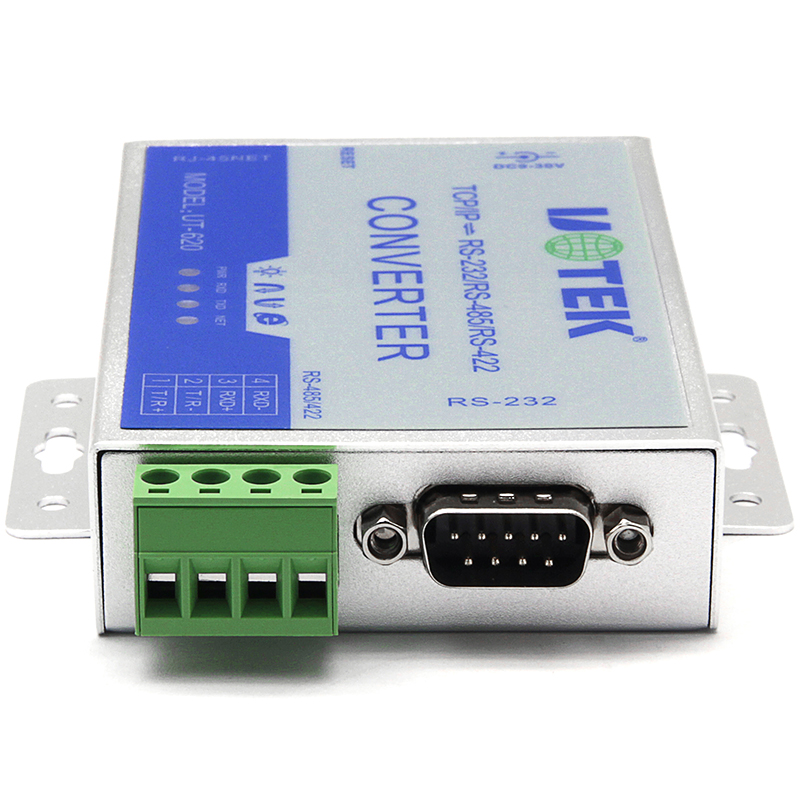 yutai tcp/ip to rs232/485 serial server modbus network serial server ut-620