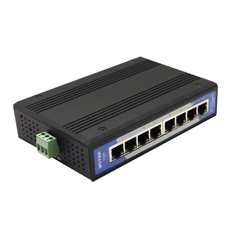yutai ut-6408 unmanaged switch 8-port lightning protection industrial ethernet switch