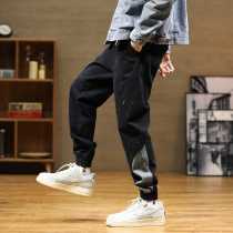 men's casual pants korean style trendy winter workwear pants trendy brand ins loose strapless harem pants spring autumn pencil pants