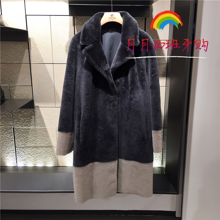 month spain purchases lottusse / lottuse 19 autumn winter new double sided fur women's leather q334s