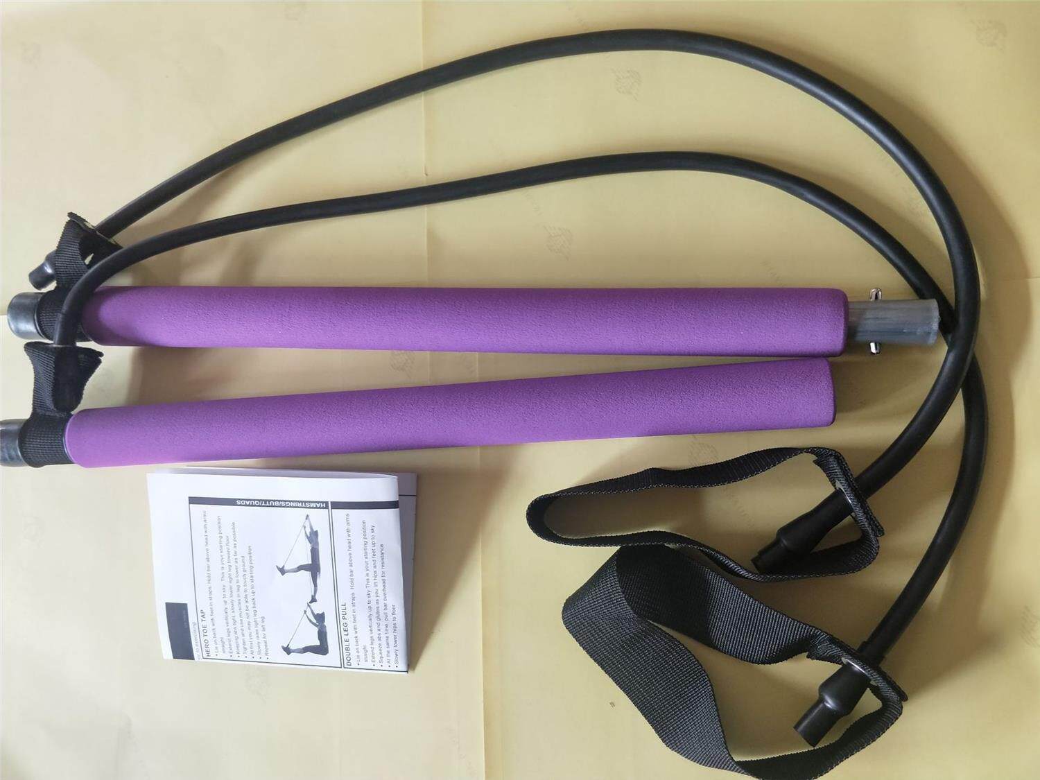 瑜伽器材普拉提棒健身运动家用女脚蹬身拉力器弹力带健身拉力绳