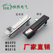 Distribution box Electric cabinet door MS490-1 bounce lock Power chassis fire cabinet vending machine ms818 flat big black lock