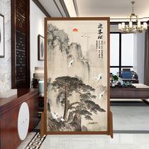 New Chinese Screen Partition Living Room Base Yarn Shelter for small family Type Bedroom Office Home Brief About modern solid wood Ginza screen