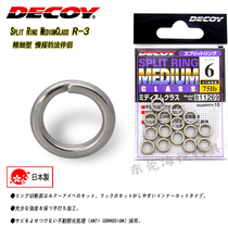 Original Japanese DECOY wins a R-3 thin body slow rocking iron plate Road sub fake bait connecting ring professional division sea fishing accessories
