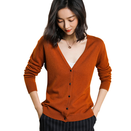 秋装女2018新款针织衫韩版开衫外搭毛衣薄外套修身显瘦空调外搭女