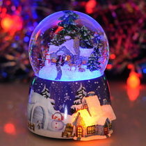Christmas gifts Crystal ball snowflake music box Music box girls Christmas gifts for boys and girls friends Birthday gifts