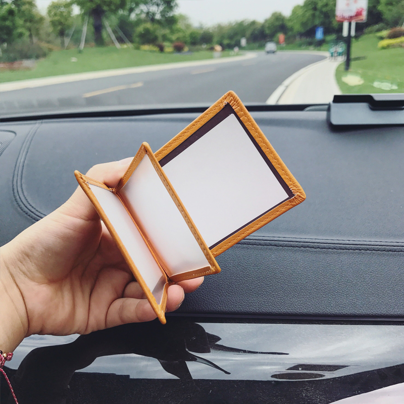 lovers car driving license leather case, driving permit, driving permit, multi-layer and multi-card slot, cute cartoon protective cover female