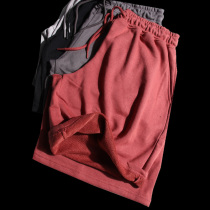 Foreign trade factory exports to Europe and the United States mens clothing cutting tail goods summer sports loose pants terry cotton five-point pants