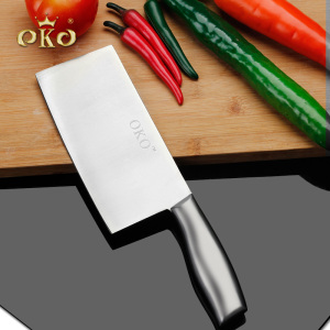【拍下减】oko不锈钢菜刀 家用厨房刀具 切菜刀 切肉刀 切片厨师刀德国工艺
