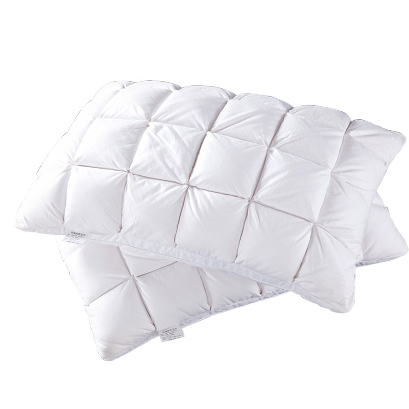 南极人五星级酒店羽绒枕芯颈椎枕羽绒枕头慢回弹护颈枕正品鹅绒枕