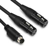 ZTE Video Conference Terminal T502 4050A Mike Line Visa Round 8-pin to Kalong Audio Line