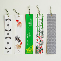 Wind the sound of Japanese imported wind chime short book Southern iron replacement wind paper bookmarks
