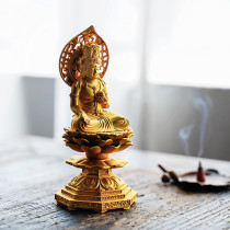 Void Tibetan Bodhisattva Wisdom Wealth Zodiac Niu Tigers Life Guardian Buddha is also willing to import gilded Buddha statues