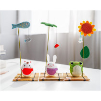 Love Wish Dragon and Tiger as Japan imported cute cat rabbit frog car decoration girlfriend birthday gift