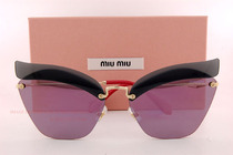 American genuine MIUMIU sunglasses sunglasses 56TS pink purple lens I18147