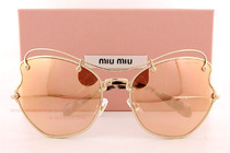 Special price MIUMIU sunglasses 56RS ZVN6SO Golden reflective coating