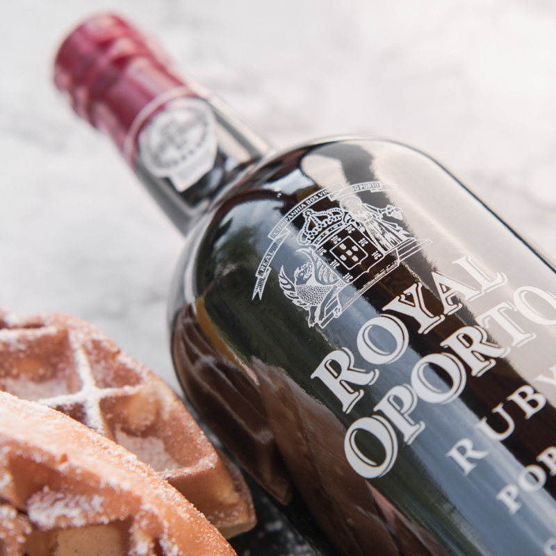 红宝石波特酒royal oporto微醺晚安酒葡萄牙进口加烈葡萄酒甜红酒