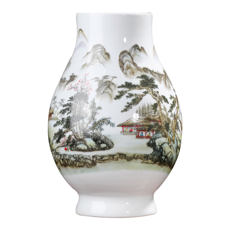 Jingdezhen big vase expressions using wide ceramic flower arranging water raise household TV ark, place of the sitting room porch decoration