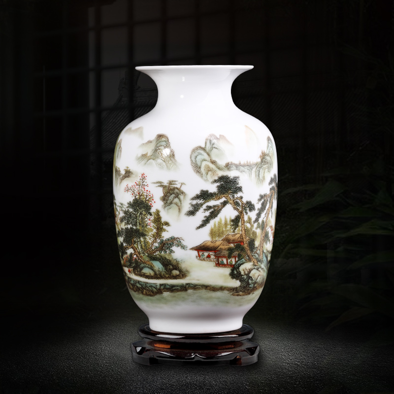 Jingdezhen ceramics floret bottle furnishing articles dried flower arranging flowers sitting room ark, Chinese style home decoration arts and crafts