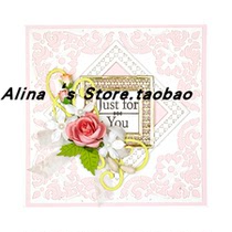 Cut template DIY mold cutting die greeting card album Scrapbook tool lace Square