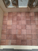 (Dollhouse solid wood floor strip)DIY handmade cottage scene dollhouse building model material