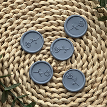 Fire lacquer closure with ready-made wax mark available dry flower dried grass wedding wax sheet