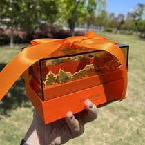 Acrylic Delight Sugar Box Small Red Book New Transparent Companion Gift Box Upscale Wedding Bridesmaid Gift Box