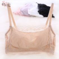 Lace chest underwear women without steel ring bottoming vest summer thin anti-light bra does not gather chest wrap