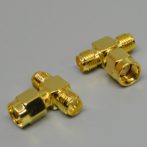 SMA three-way adapter Wireless Router Wireless network card dual antenna solution signal dead angle