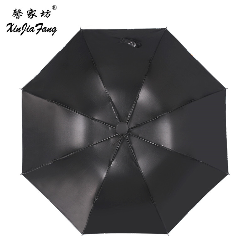 馨家坊 小雏菊太阳伞防紫外线创意太阳伞折叠晴雨伞防晒小黑伞产品展示图1