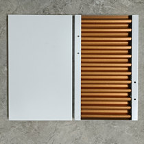 Coated metal composite board PVC baking paint galvanized steel plate electrostatic spray fluorocarbon medical steel corrugated wall panel