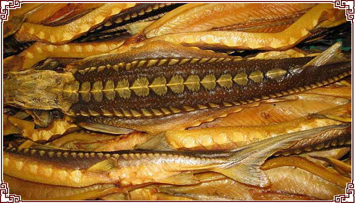 [全鱼宴]黑龙江野生活鱼江鱼鲟鳇鱼七粒浮子大鲟鱼肉4斤装包邮