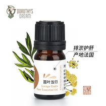 (France) Round leaf Angelica single essential oil 3ml motivates liver massage to help sleep) small Do home