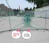 Tiger mouth eight-character blocking fishing net big eye small eye tail big import river with custom double tail two-way fishing net pull net