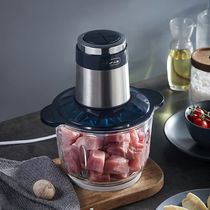 Little bear meat grinder household electric stainless steel mixing garlic paste cooking machine multifunctional small meat stuffing